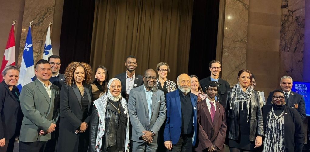 Photo des personnes présentes lors du coup d'envoi de la SACR 2026 où l'on peut voir Myrlande Pierre.