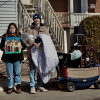 Photo de la performance de David Lacoursière et Aryanne Tranchemontagne.